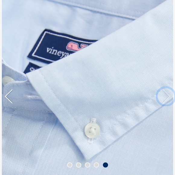 VINEYARD VINES Classic Fit Blue Murray Shirt,XS!NW - Picture 5 of 8